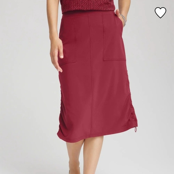 Chico's Vibrant Pink Pencil Skirt - Picture 6 of 7